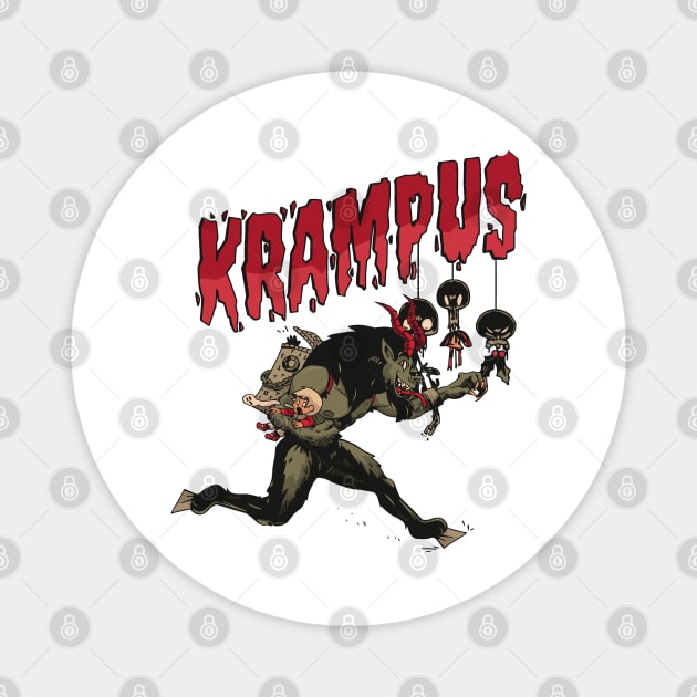 krampus Magnet by JayD World